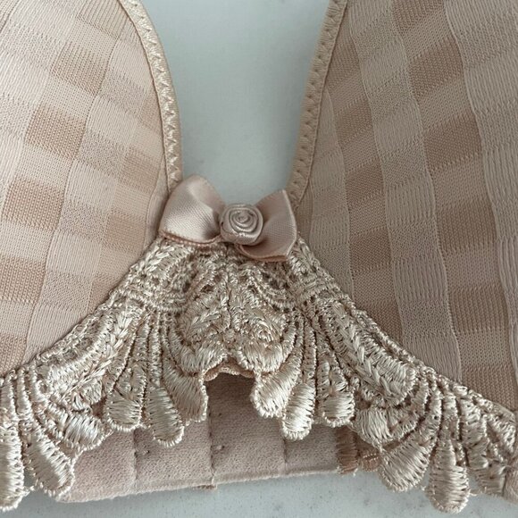 Marie Jo Avero Heart Shaped Padded Wireless Bra Cafe au Lait Sz 34A NWOT - Picture 4 of 13